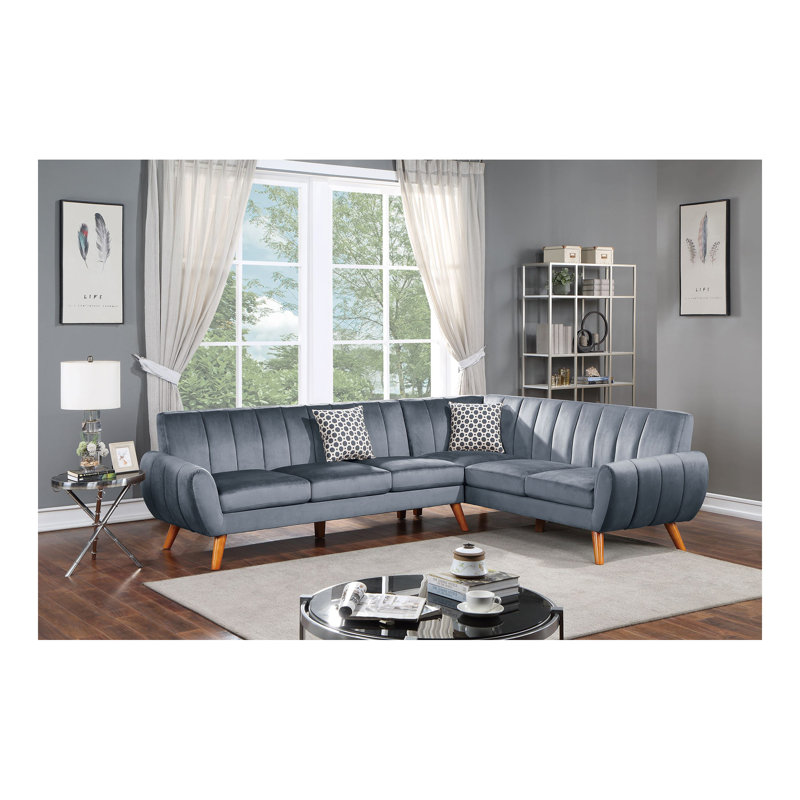 SECTIONAL - 2PC, Dark Gray