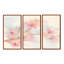"Pink Blossoms Branch" - ensemble d'art mural encadré Shabby Elegance, par 3-111757441-111757444