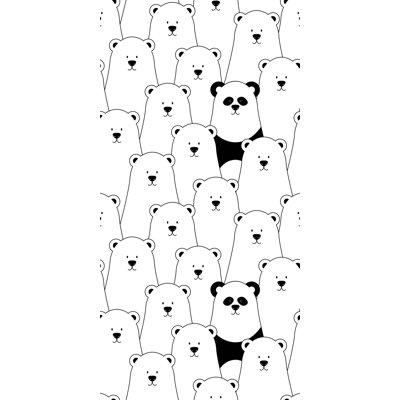 Rouleau de papier peint pelez et collez les ours polaires de L 8,33 pi x l 25 po Niagara