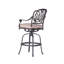 Tabouret de bar 30,5 po avec coussin Angelin-888729989