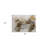 2' X 3' Brown Abstract Washable Non Skid Indoor Outdoor Area Rug