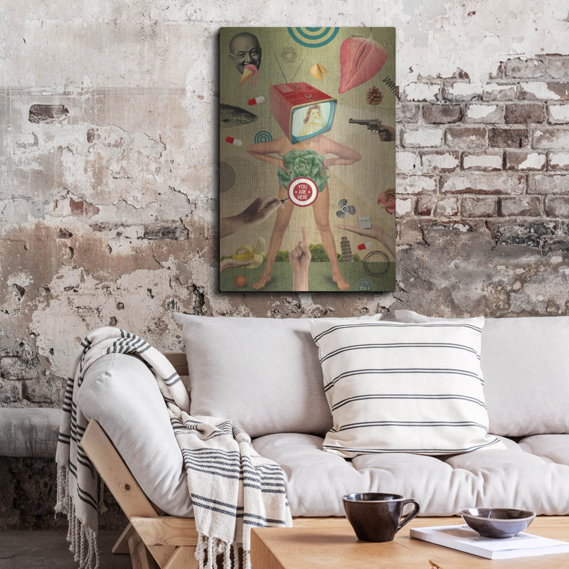 Trinx «Tamed» par Elo Marc, art mural en métal, 24 po x 36 po, H 36 po x l 24 po