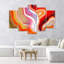 Colorful Abstraction - 5 Piece No Frame Set on Canvas