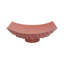 Plateau décoratif décoratif pour la maison - Plateau décoratif parfait pour repose-pieds ou table basse - Cuisine polyvalente, bibelot ou plateau à bijoux - 17 po, rouge