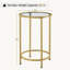 Table d'appoint ronde avec plateau en verre-2027567627
