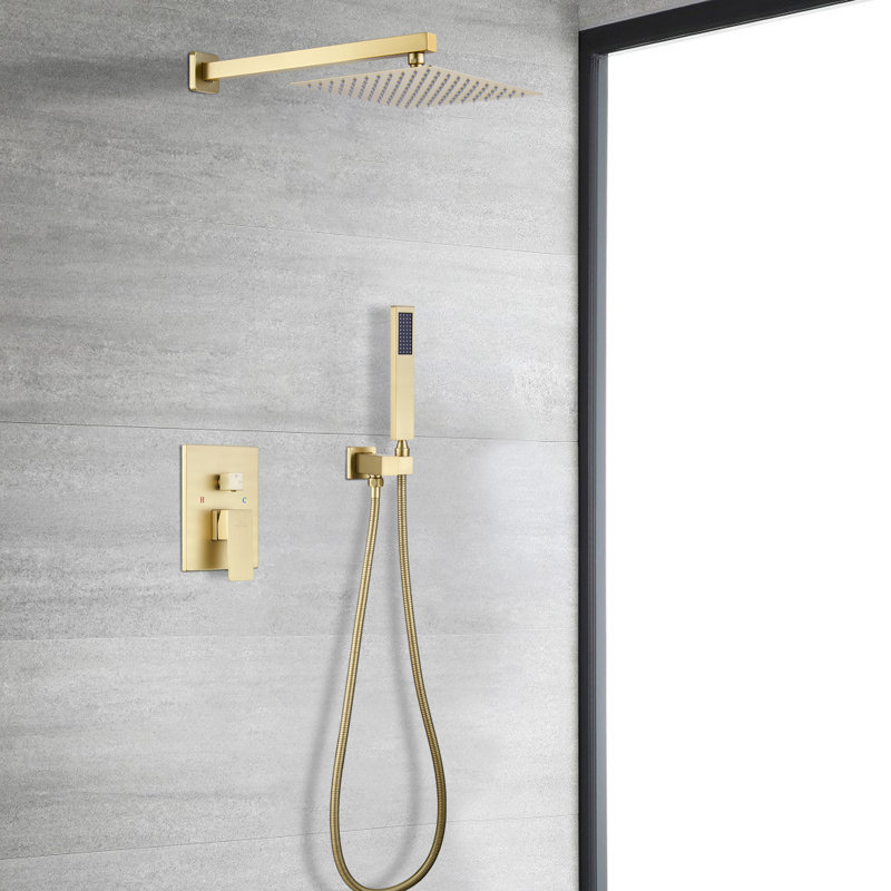 Système de douche complet avec valve brute