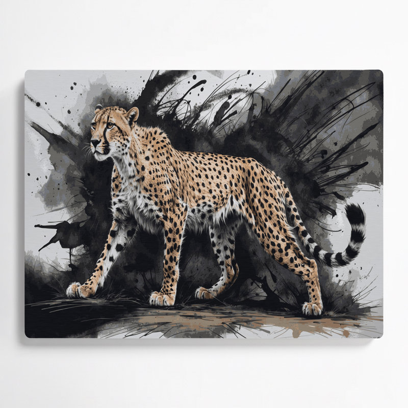 Art mural en métal «Big Cats», H 11 po x l 14 po