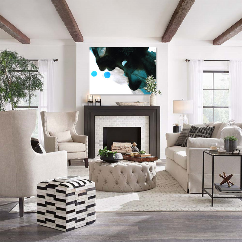 Sihouette Portrait Print, 40" H x 60" W x 1.5" D, Canvas