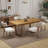 Solid Wood Dining Table Set Farmhouse Extendable Dining Table And Upholstered Chair For Dining Room/Kitchen-110843352-110843348-110843349