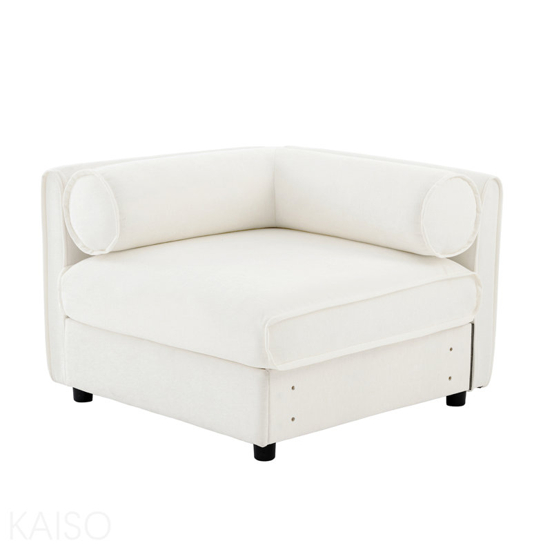 24corner Sofa -Blue, White