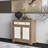 Rustic Vintage Accent Cabinet