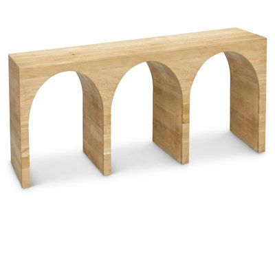 Etsel 60'' Solid Wood Top Console Table