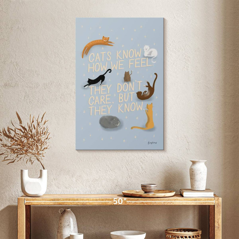 Ode To Cats, 36" H x 24" W