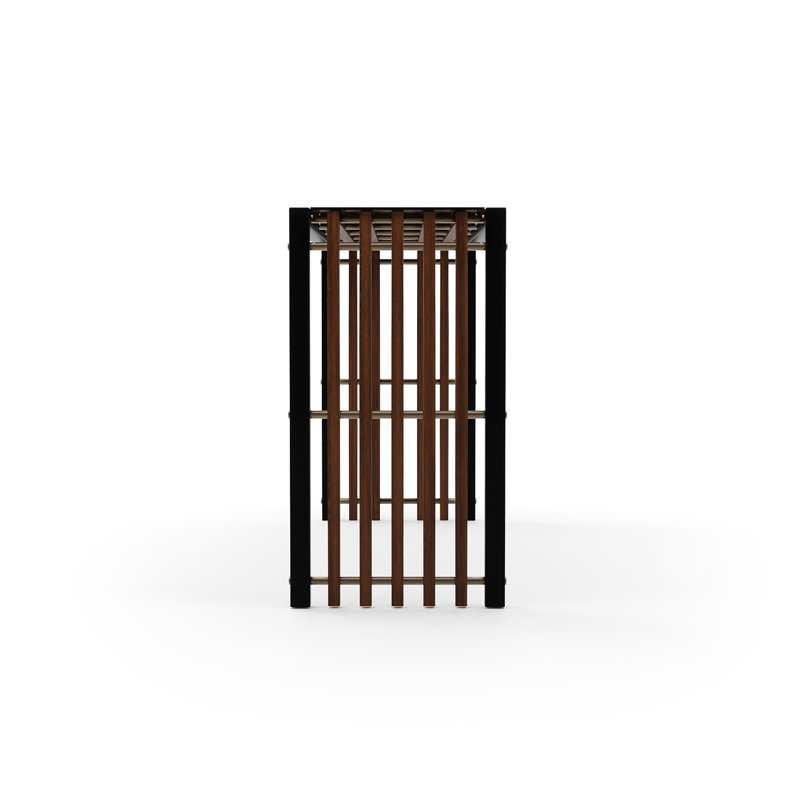 PINSTRIPE DARK CONSOLE TABLE