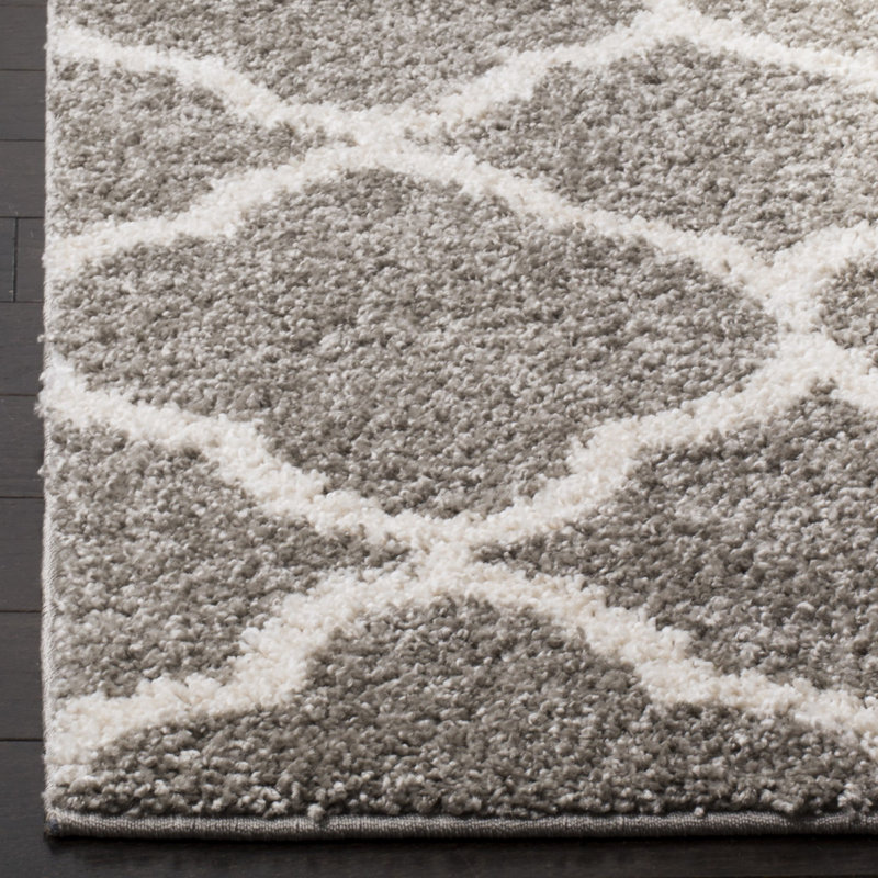 Helsel Shag Performance Geometric Rug, Runner 2' x 8'