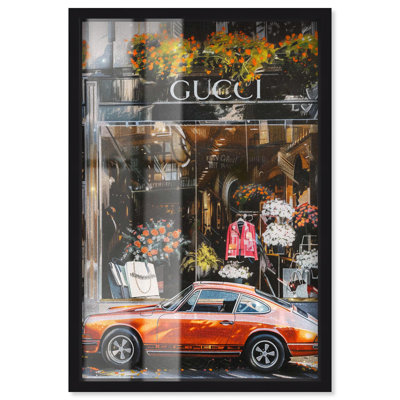 Flowers at the Store Travel Art Shadowbox Print by Art Remedy