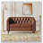 PU Leather 2-Seater Loveseat Sofa-1697787888