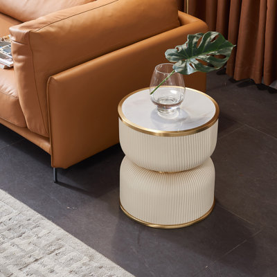 Glass Top End Table