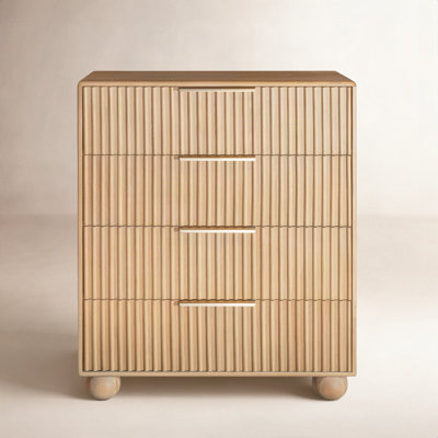 Camila 4 Drawer Wood Chest