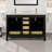 London 48" Double Bathroom Vanity-487669116