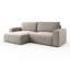 3 Seater Corduroy Corner Sofa -685424773