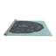 Tapis 100% à motifs lavables à la machine 2989PAT3716LBLU-68372578