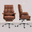 Fauteuil de direction, siège de bureau ergonomique en similicuir avec repose-pieds, fauteuil inclinable et pivotant-1992992105