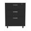Armoire de rangement à 3 tiroirs Latash