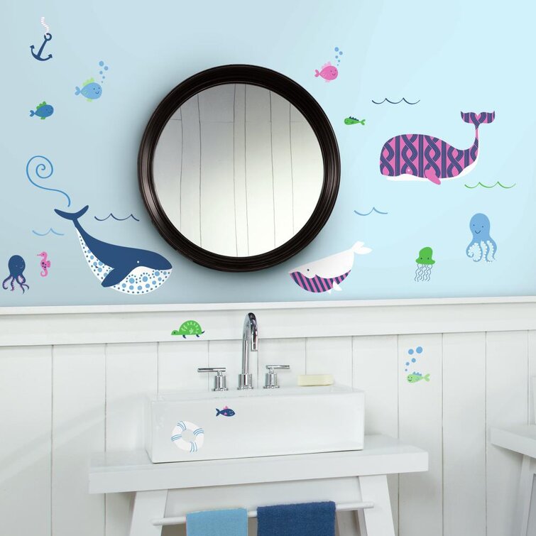 Wallhogs Sea/Beach/Nautical Non-Wall Damaging Wall Decal