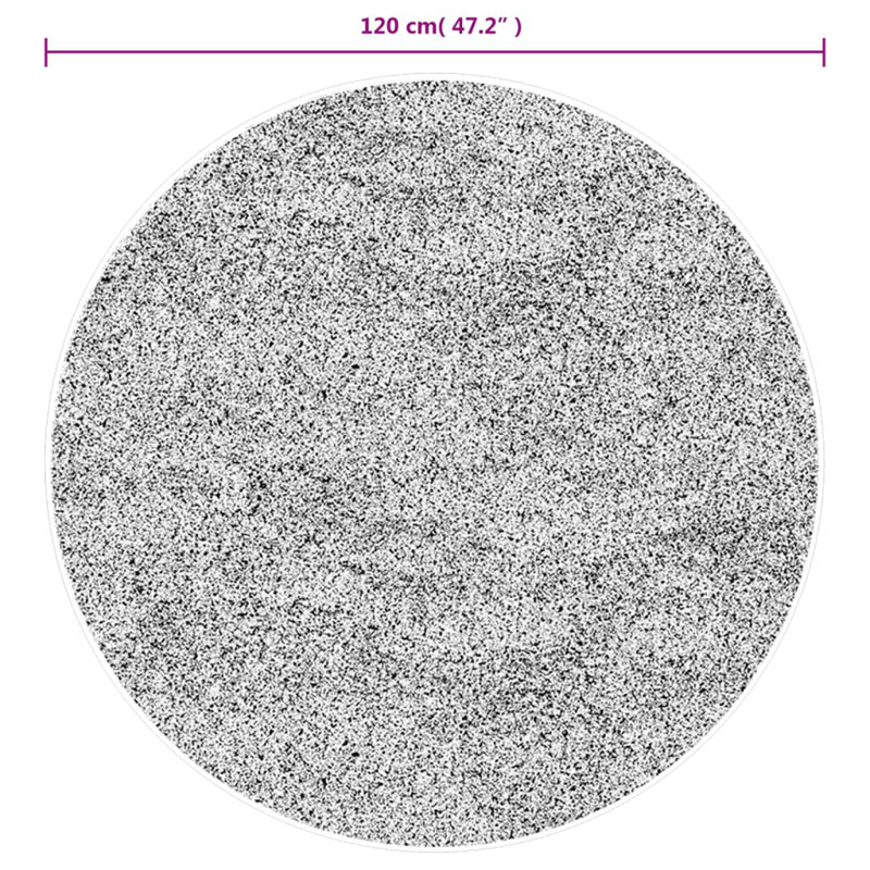 Beauchamps Solid Colour Area Rug, Round 120cm