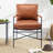 Razi Faux Leather Armchair