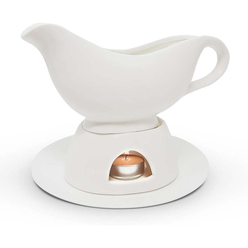 Winston Porter Raisean Ceramic Condiment Server