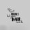 Adhésif décoratif "life is perfect" . les cheveux peuvent être muraux