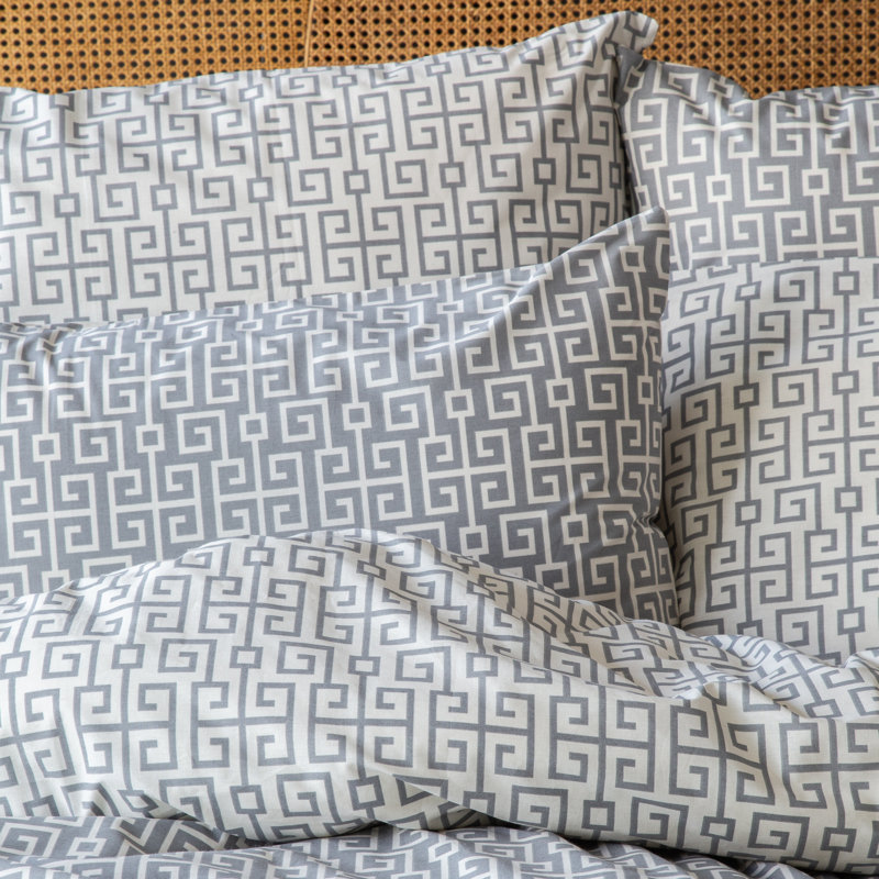 152 Thread Geometric 100% Cotton Pillow Case