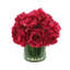 Peony Arrangement in Glass Vase with Grass-2022617962