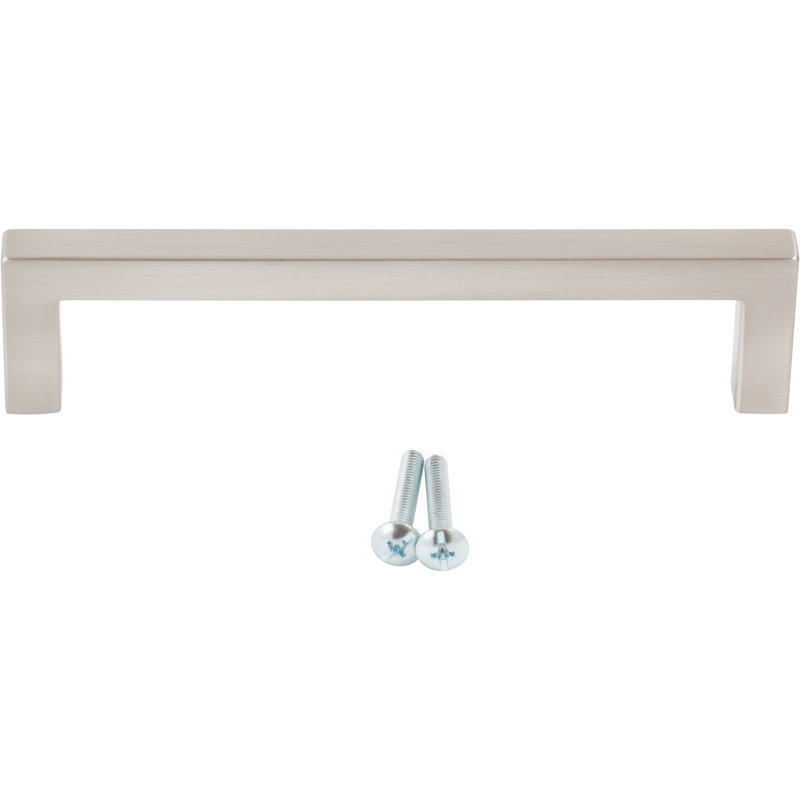 128 mm Satin Nickel Brushed Bar Pull with Mounting Hardware