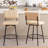 Lavante Swivel Upholstered Faux Leather Counter Stool-446153771