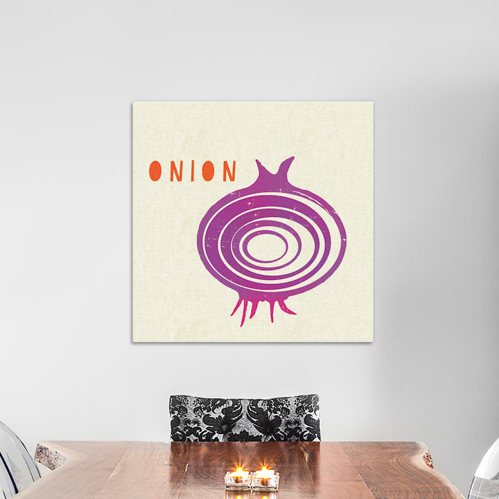 « summer legumes iv », impression sur toile tendue, H 18 po x l 18 po x P 1,5 po, Toile tendue, Pas de tapis