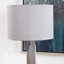 Swissvale 83cm Table Lamp for Bedroom Furniture, Luxury Bedside Buffet Lamp with Faux Silk Shade