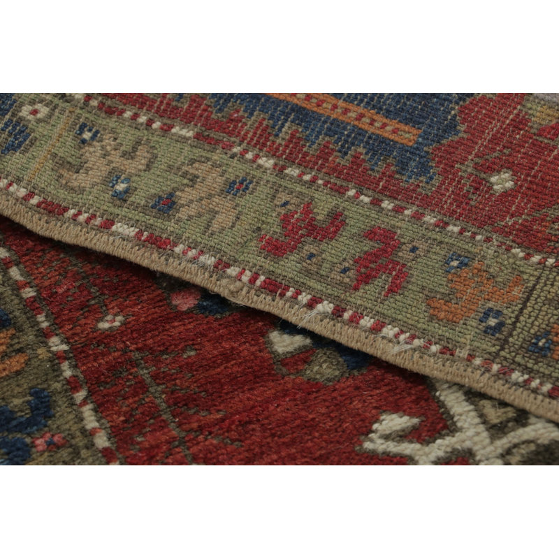 One-of-a-Kind 1'10"x3'6" Hand Knotted Area Rug