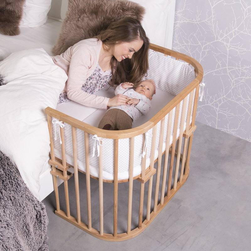 Babybay Maxi Co-Sleeper, Natural oil finish
