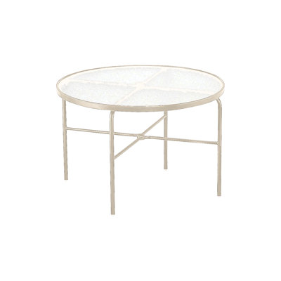 Table de salle à manger ronde en acrylique 42,5 po