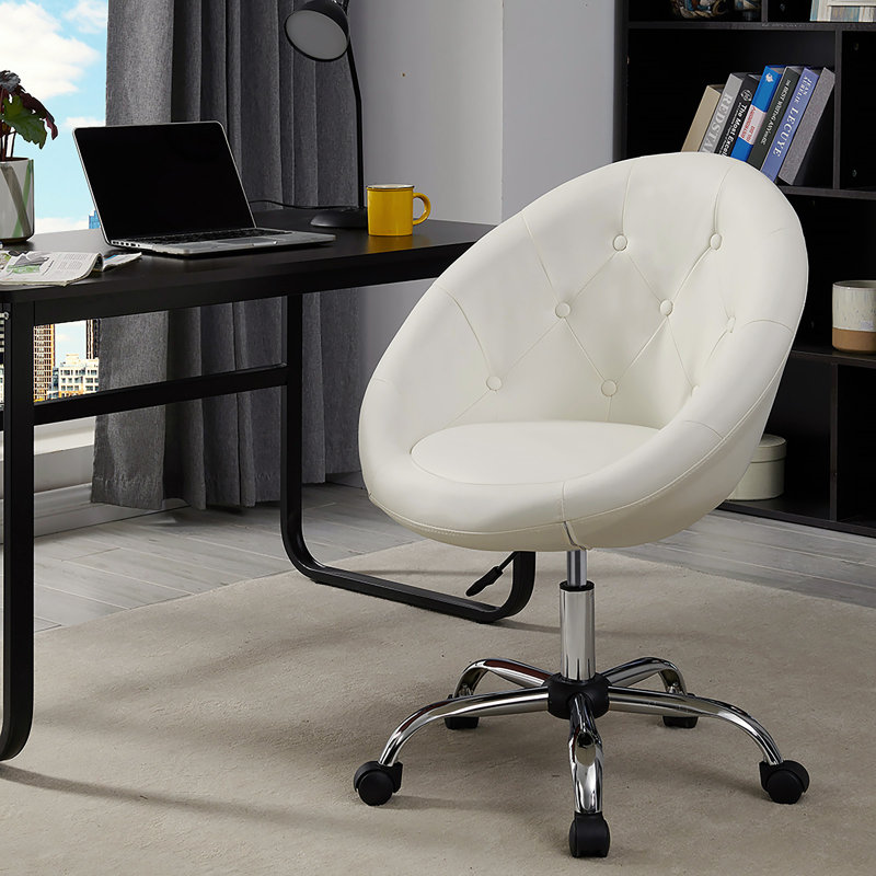 Chaise de travail Azalie, Blanc