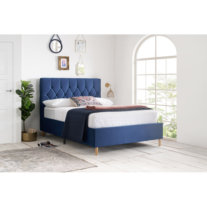 Disney Occasional Chairs Upholstered Bed, Blue, Double (4'6)