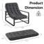 Chaise d'appoint, fauteuil en sherpa pour le salon, chaises d'appoint modernes Mid-Century, chaise de chambre Boucle Reading-908421936-908421943