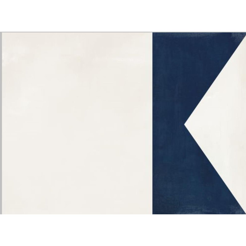 Nautical Flag III Print by Barclay Butera, Matte, 36" H x 48" W x 1.5" D