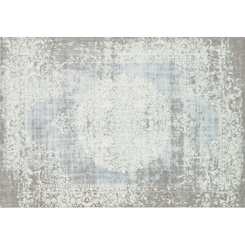 Stalham Vintage Look Vinyl Machine Printed Area Rug, Rectangle 160 x 230cm