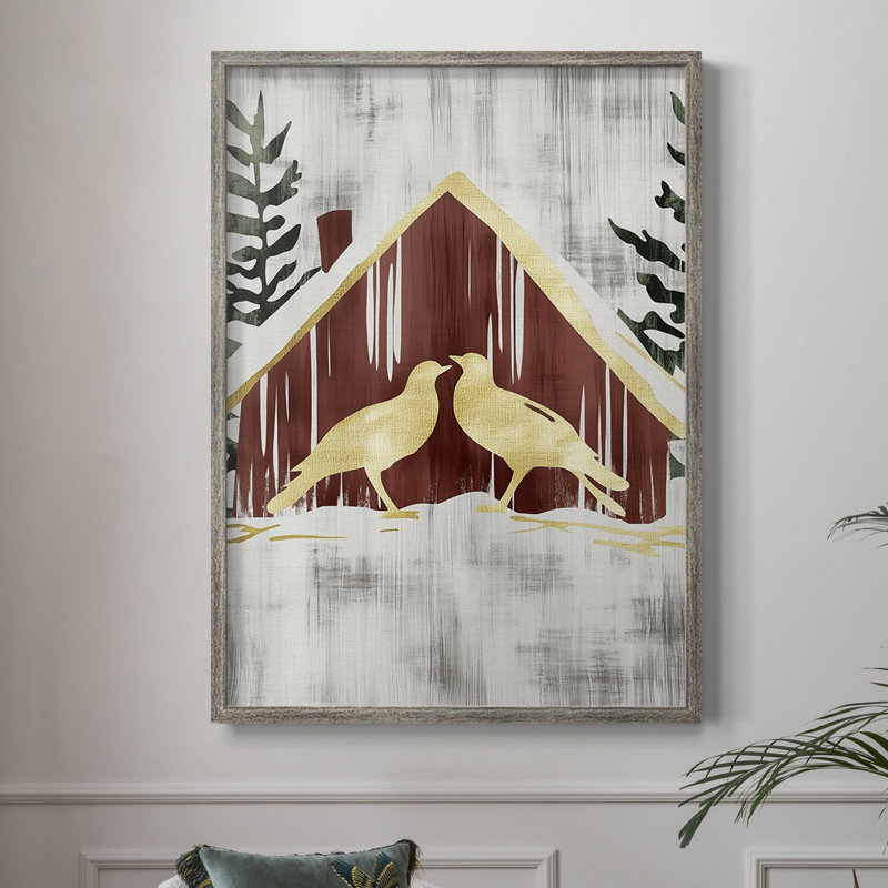 Reproduction encadrée - bois massif XMA3005406, H 21 po x l 17 po