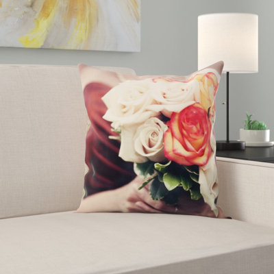Housse et insert de coussin Bouquet