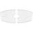 34"W x 22 5/8"H x 5"ID x 18 1/4"C x 1"P Kailey Architectural Grade PVC Contemporary Ceiling Medallion, Two Piece-36088900